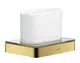AXOR-HG-AXOR-Universal-Softsquare-Zahnputzbecher-Polished-Gold-Optic-42834990 gallery number 1